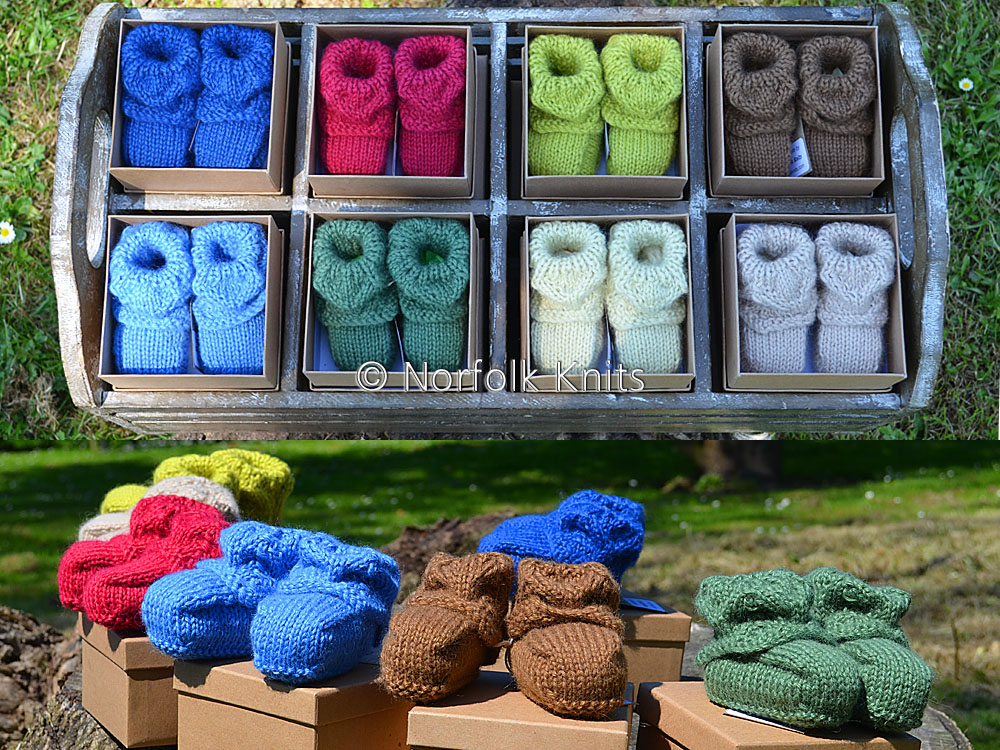 Norfolk Knits Baby Bootees