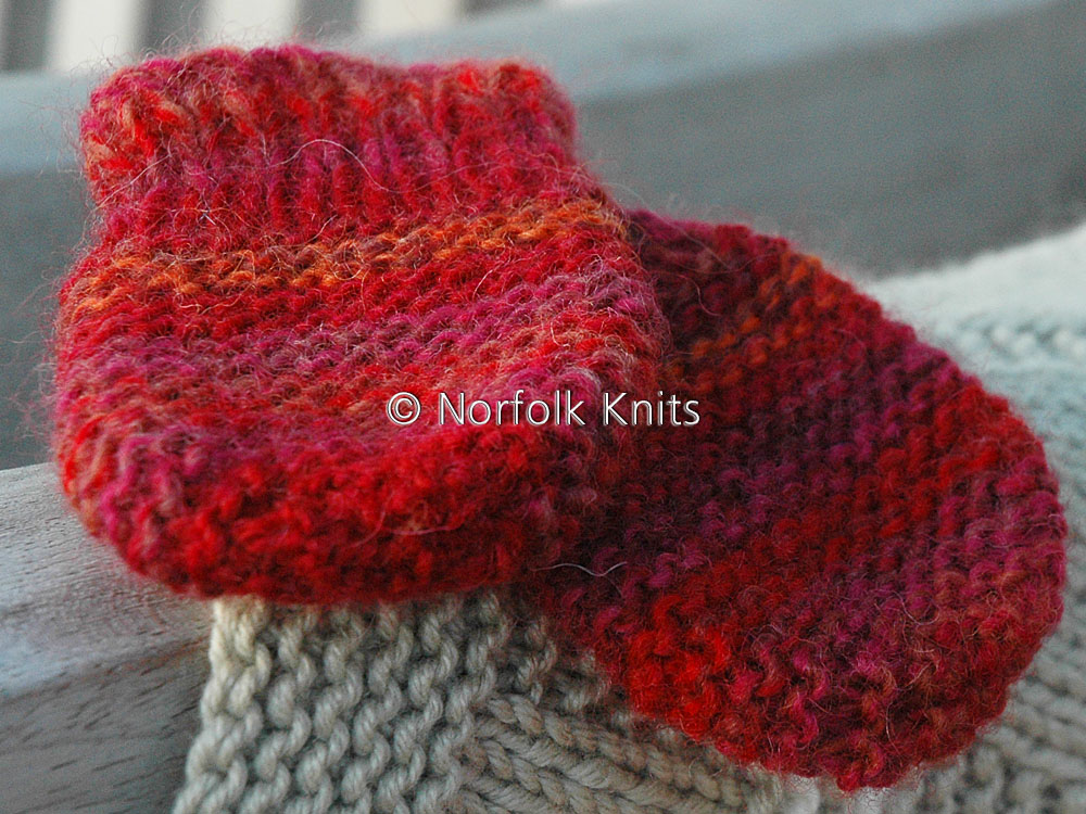 Norfolk Knits Woollen Baby Mittens